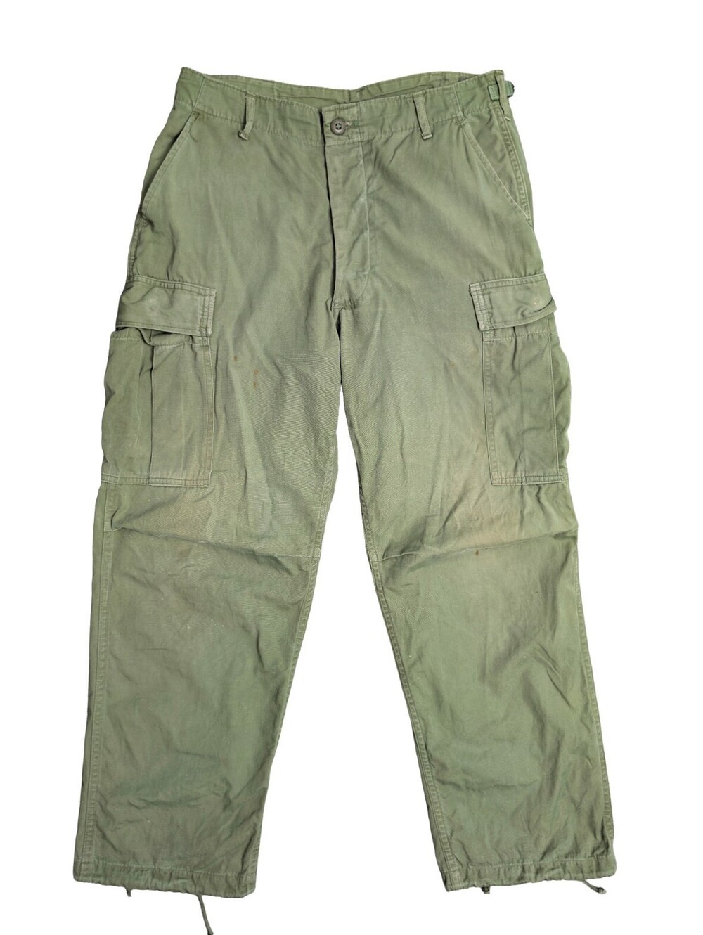 1967 Vietnam US Army Tropical Combat Trousers OG-107 - 33x28